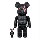 Bearbrick Darth Vader(TM) Damage Ver.(Obi-Wan Kenobi Ver.) 400% & 100% Be@rbrick 2023 Limited